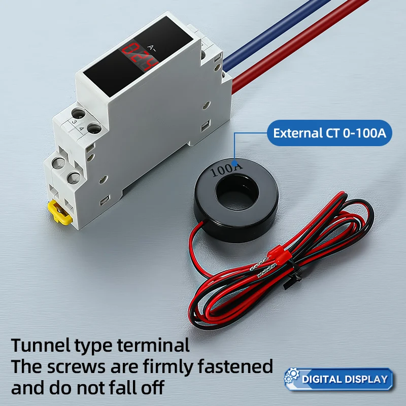 AEILKEEN Curremt Voltage Power Meter AC80v-500v Current Voltage Frequency 6 core functions are simple and easy to use AC50~60Hz