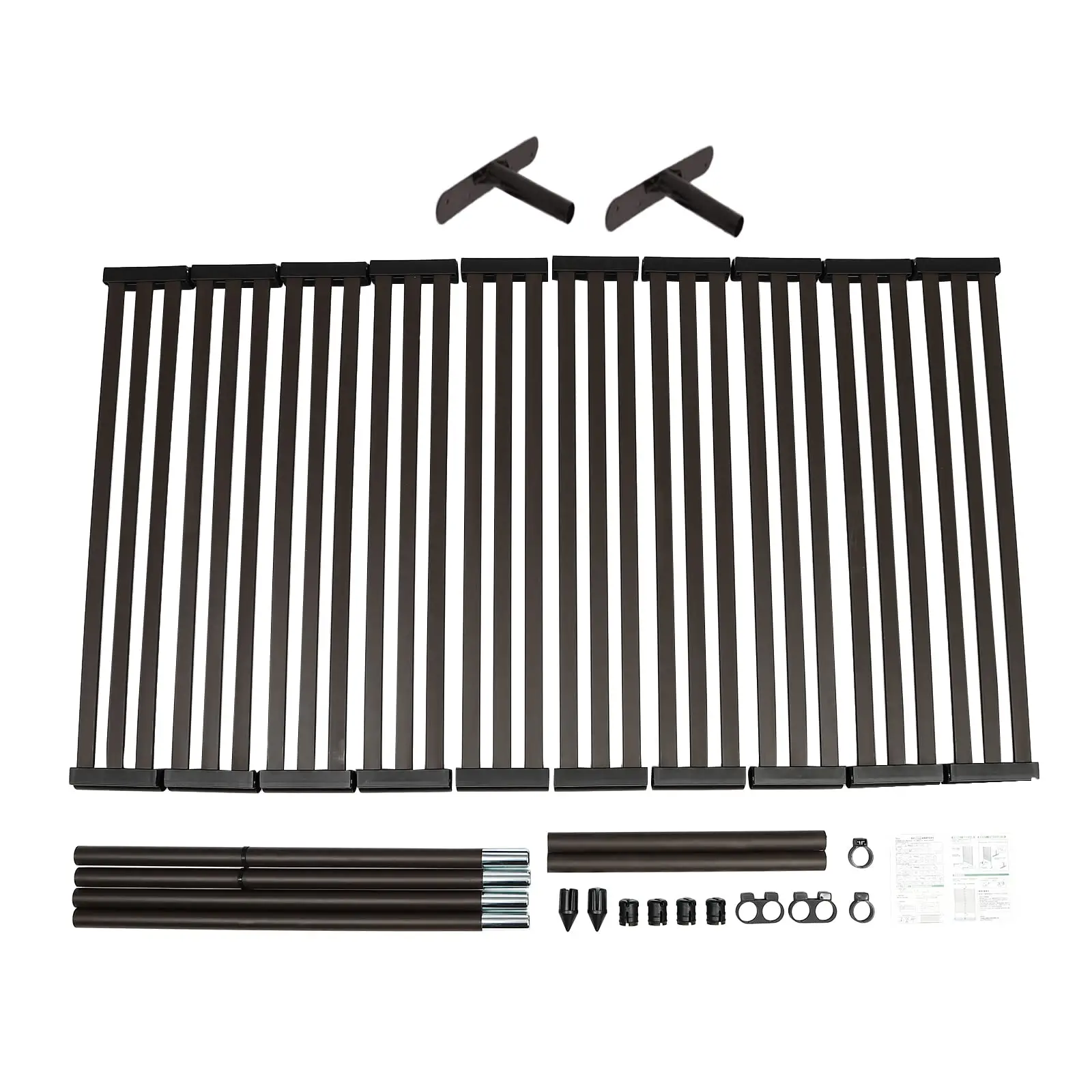 金属製屋外プライバシースクリーン、自立式屋外仕切り装飾プライバシーフェンススクリーン、自立式装飾プライバシースクリーン