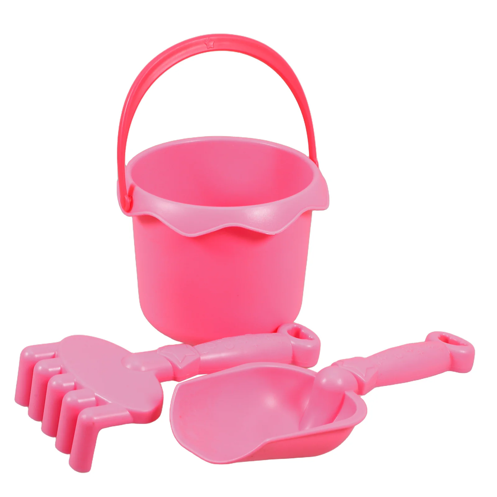 3 Pcs Gardening Tools Kids Lawn Rakes Beach Spade Shovels for Toddlers Snow Toys Baby Plastic Scoop Travel