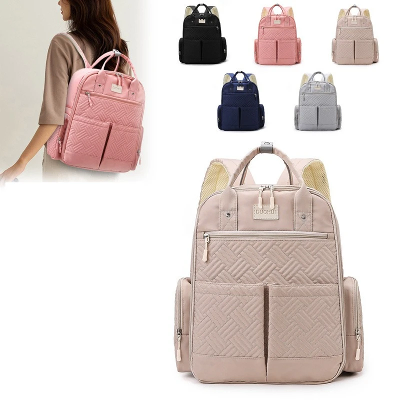 Large Capacity Maternity Backpack Outdoors Nursing Women's Bag Multi-Function Storage Double Shoulder Bag for Traveling Gift New
