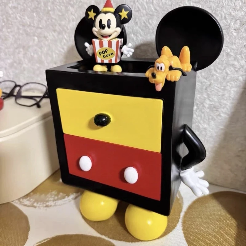 

Милый akimbo Микки ящик для хранения креативная скульптура из смолы украшение дома мультяшная настольная модель орнамент подарок на день рождения