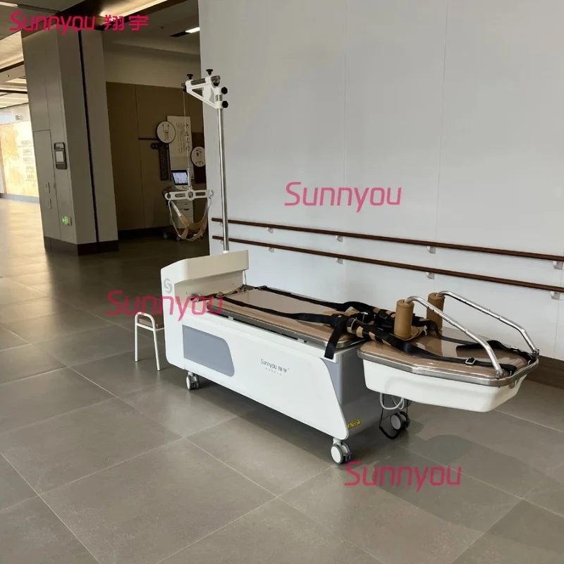 Physiotherapy Equipment  Traction Table Back Spinal Lumber Traction Bed Electric