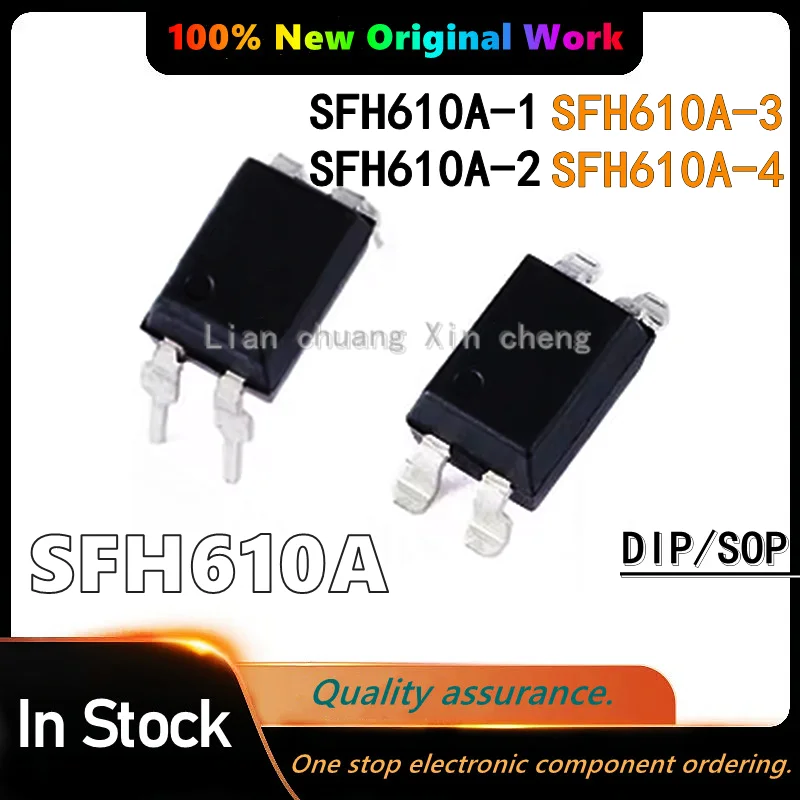 10 piezas 100% Original SFH610A-1-2-3-4 SFH610A 610A-4 SOP4 SFH610 610A SFH610A-2 SOP DIP-1-2-3-4 DIP4 nuevo IC en Stock