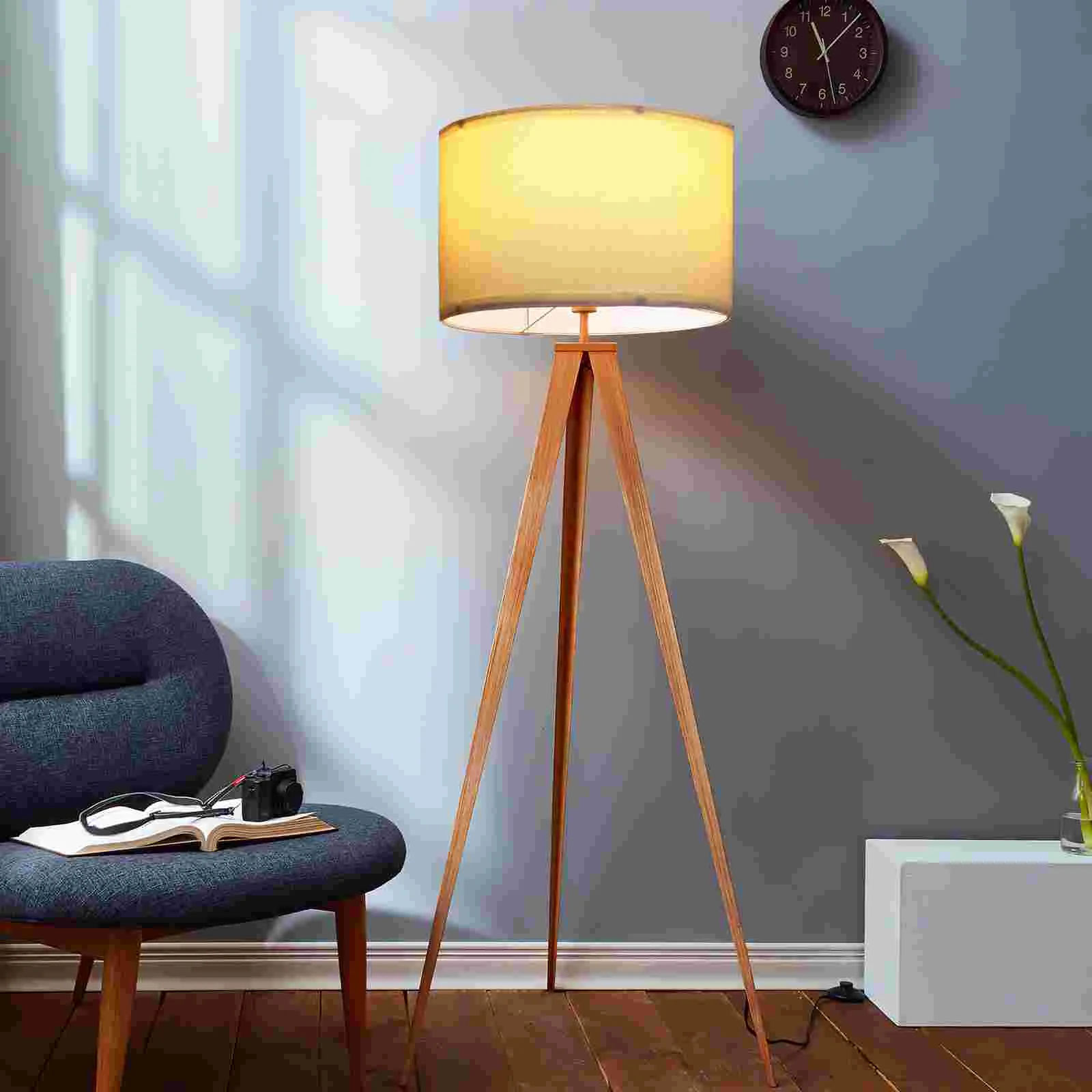 Table Lamp Shade Exquisite Iron Linen and PVC Lamp Cover for Creating a Natural and Warm Atmosphere