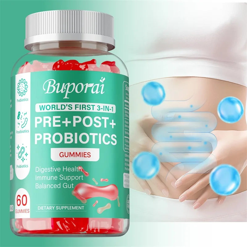 

Pre+Post+пробиотические жевательные жевательные конфеты — поддерживают пищевательные ферменты, способствует здоровью желоба и снимайте разглаживание, повышает иммунитет, без глютена