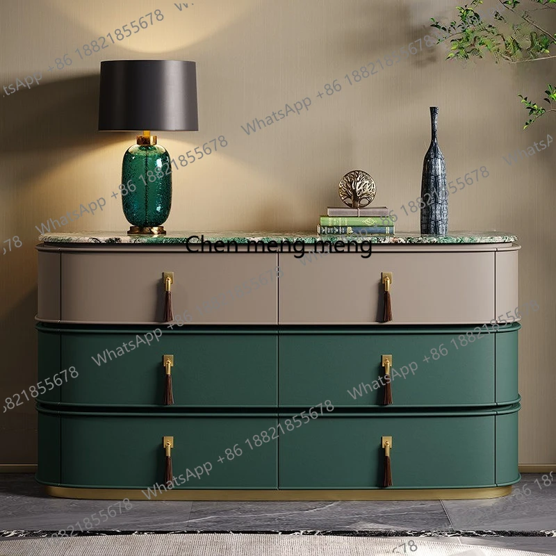 

Премиальный легкий роскошный сундук с обеденным краем, итальянский шкаф для телевизора в спальне, прикроватный шкаф для хранения вещей