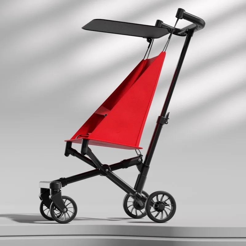 

Pocket Umbrella Stroller Lightweight Airplane-Friendly High-View Travel System One-Second Fold with Breathable Support Seat