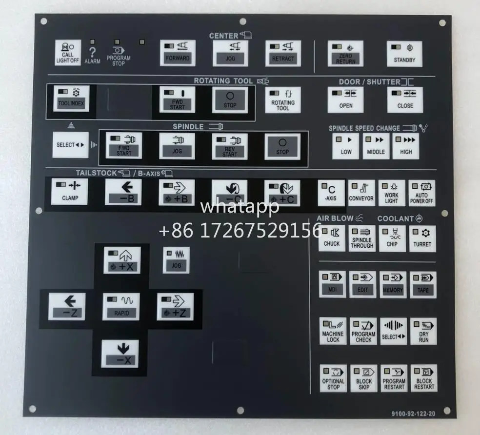 

NEW for Operating Membrane 9100-92-122-20 Hitachi Seiki TS15 Machine Overlay
