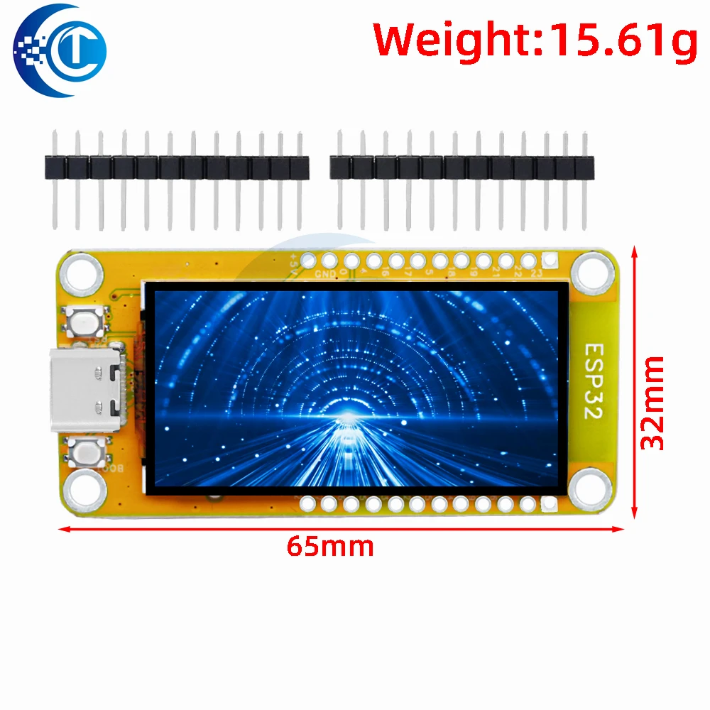 ESP32-wroom dengan Papan Pengembangan LVGL 1.9 Inci WiFi + Bluetooth 170*320 Modul TFT Layar Tampilan untuk Arduino