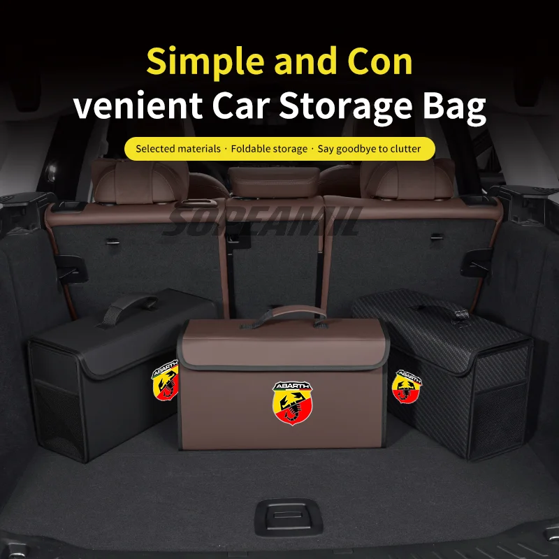 

Car Trunk Organizing And Storage Box For Fiat 500 500e 500L 500x 500c Abarth Bravo Ducato Panda Punto Siena Stilo Tipo Toro Idea