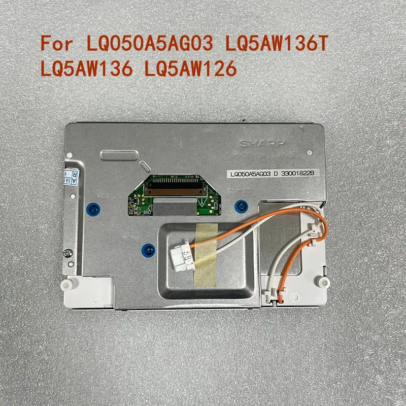 5.0Inch LCD Display LQ050A5AG03 LQ5AW136 Screen for Volkswagen (2009) Touareg Bentley Mercedes Posche Car DVD Audio