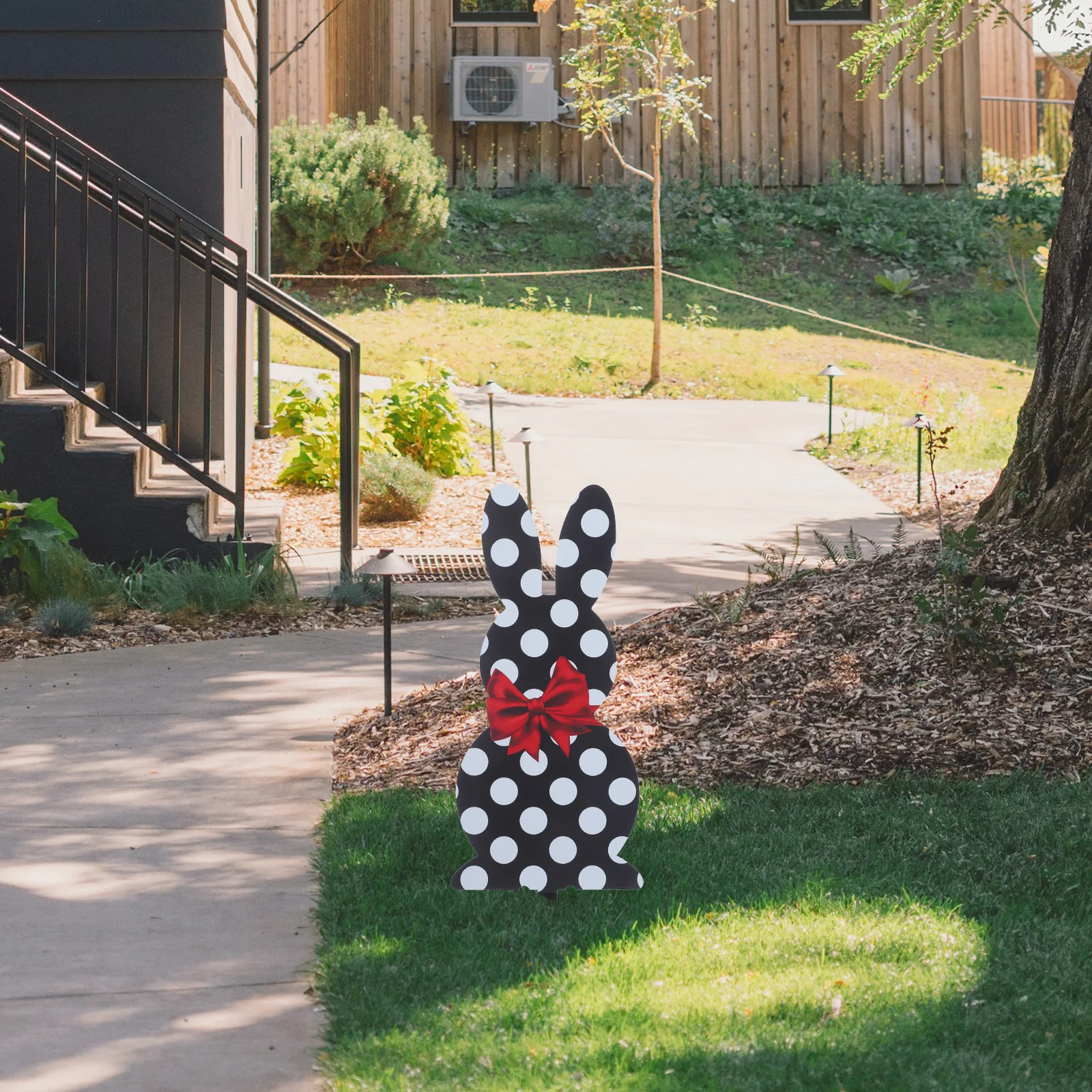 

Easter Bunny Garden Sign Outdoor Yard Decoration Acrylic Rabbit Lawn Stake Garden Easter Decor Outdoor Bunny Lawn Ornament