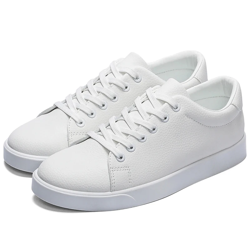 

Мужские кожаные кроссовки 2026: модные, дышащие, повседневные, нескользящие, вулканизированные туфли для мужчин