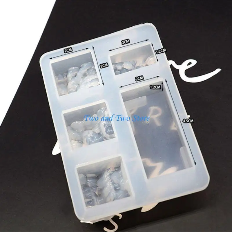 HX6F Home Ornaments DIY Necessary Supplies DIY Jewelry Tool Broken Stone Epoxy