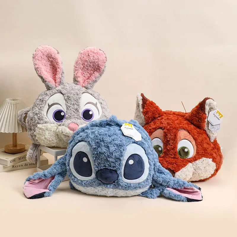 

Оригинальная плюшевая кукла Disney Zootopia Judy Fox Nick, рюкзак, большая голова, кукла, сумка, украшение для комнаты, дивана, подарок для девочки, праздничный подарок