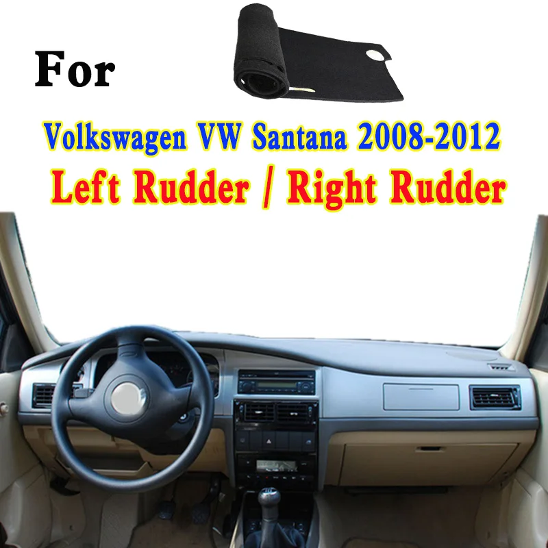 

For Volkswagen Santana Quantum 2000 3000 Car Dashboard Mat Accsesories Anti-reflective Anti-slip Anti-dirty Pad Instrument Panel