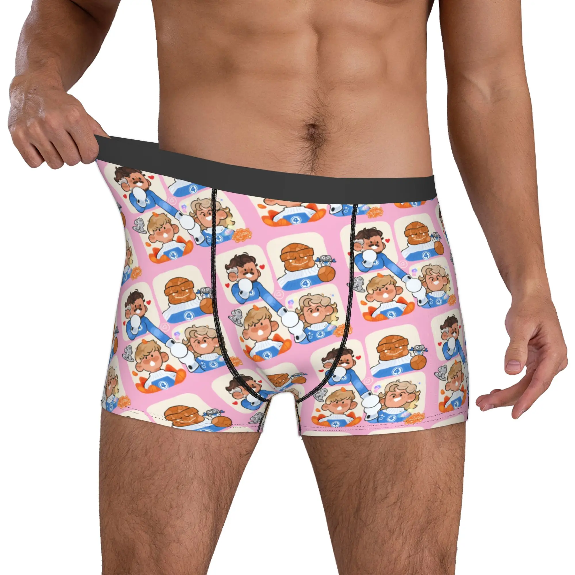 

Custom F-Fantastic Four Boxers Shorts Mens Briefs Underwear Funny Underpants