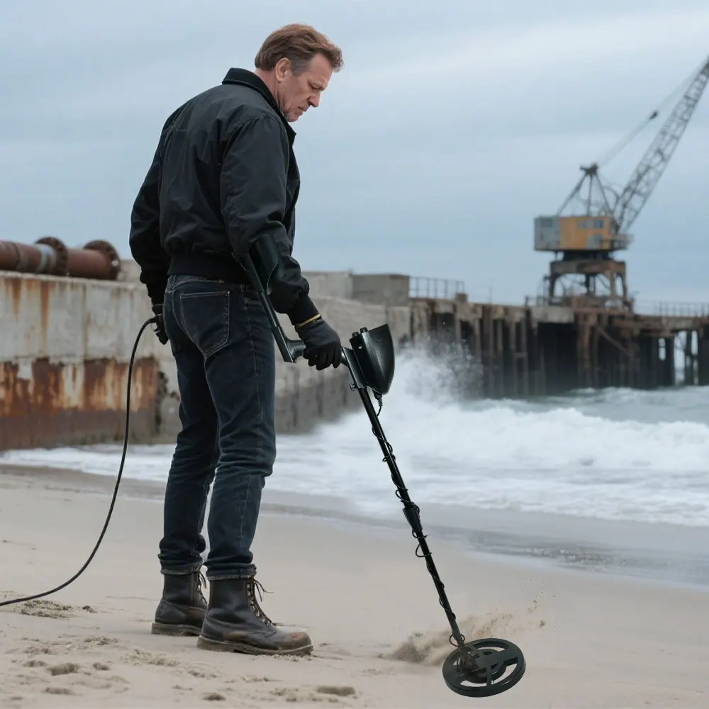 GTX5030 Metal Detector Caccia al tesoro Rilevamento monete d'oro sotterranee Sensibilità regolabile impermeabile Pinpointer Display LCD