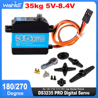 DS3235 PRO Coreless Digital Servo Stainless Steel Gear Motor Waterproof 180/270 Degree for 1:8 1:10 1:12 RC Baja Car Robot