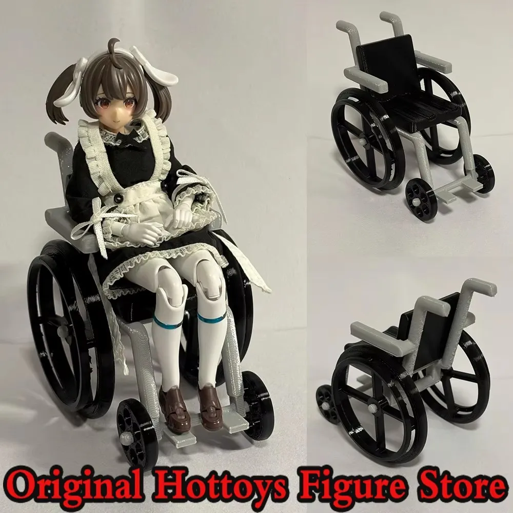 

In Stock 1/12 Scale Soldier Scene Accessories Mini Wheelchair Model Prop Ornament Fit About 15cm Action Figure Model Doll