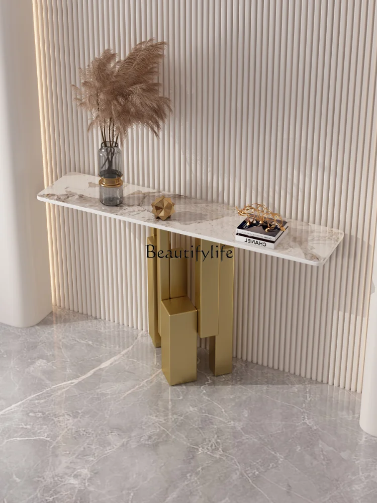 Console Tables New Chinese Style Wall Entrance Door Facing Cabinet Home Light Luxury Entrance Cabinet