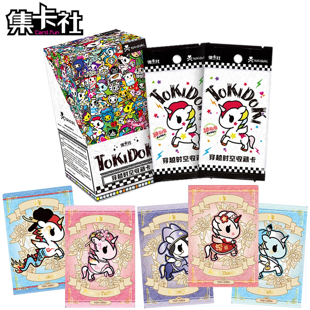 

New Original Cardfun Tokidoki Collection Card Fashion Cute Creative SP Unicorn Weather Card Child's Birthday Gift Precious Toys