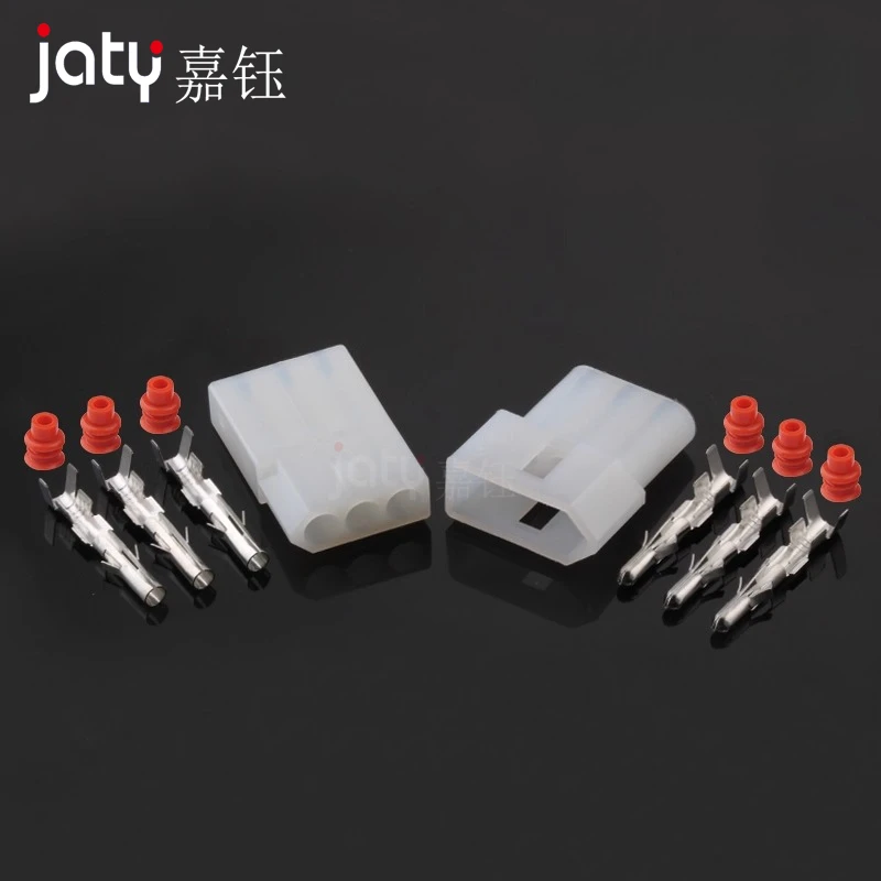 1 مجموعة 3-pin 03-09-1032(2032) موصل السيارات ، موصل ثقب مسطح ذكر/أنثى المكونات DJ3033-2.3-11/21