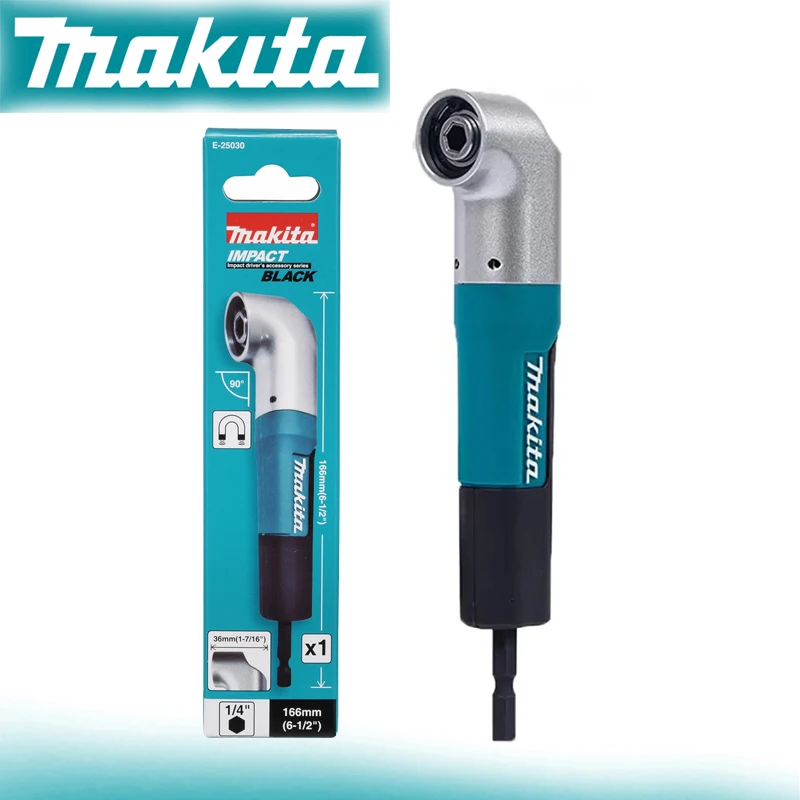 Makita E-25046 Impact Black Right Angle Attachment 1/4