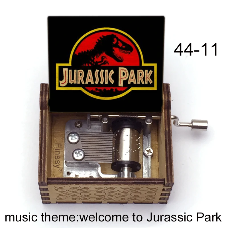 《Welcome to Jurassic Park》Climax 14-seconds Adapted 18-Tone Music Box Home Box Accessories Ornaments Family Party Gift