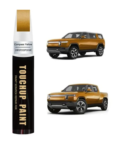 Car Touch Up Paint(Compass Yellow(A1BP/EXP010/EXPYLW10AW)) for RIVIAN Car Paint Scratch Repair Kit