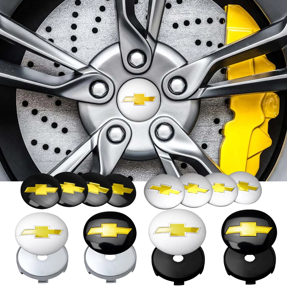 4Pcs 56mm Car Wheel Hubcaps Stickers 60mm Wheel Center Cover Hubcap Auto Accessories For Chevrolet Cruze Captiva Trax Tahoe Sail