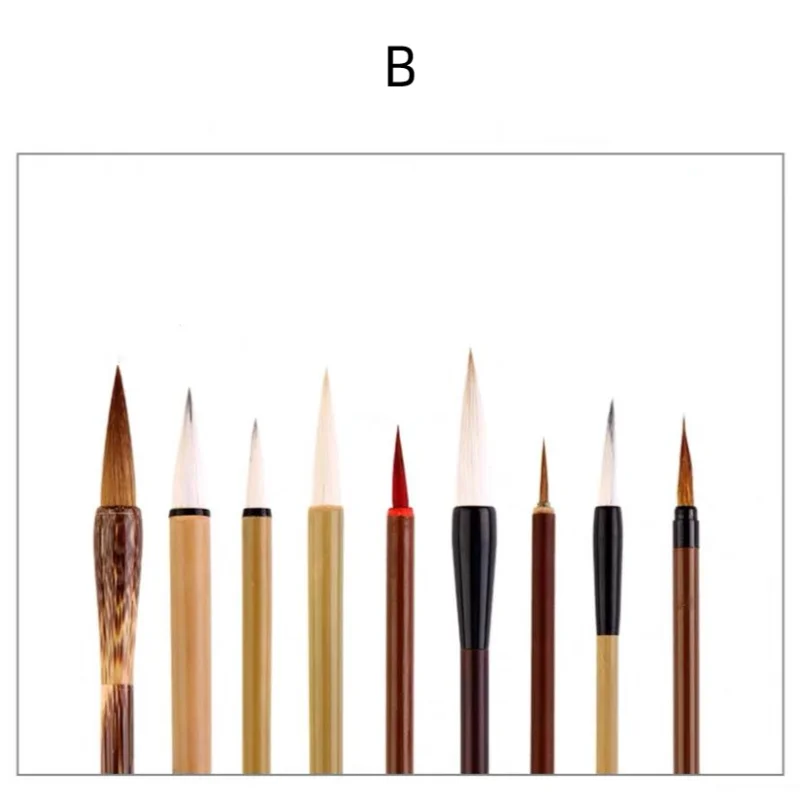 Weasel Hair Wool Hair Lake Brush Chinese Calligraphy Painting Brush Multiple Brush Clerical Script Regular Script Cursive Script