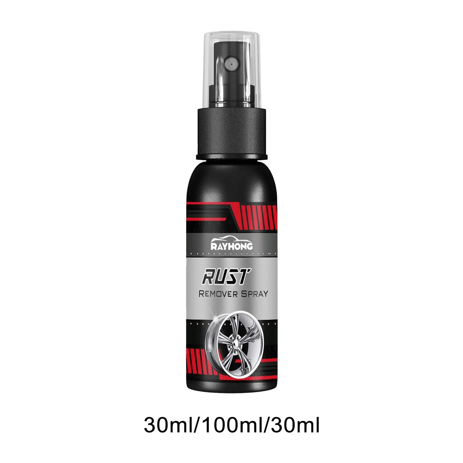 2-4pack Multipurpose Car Rust Remover Spray for Door Handles Bikes Trucks 30ml