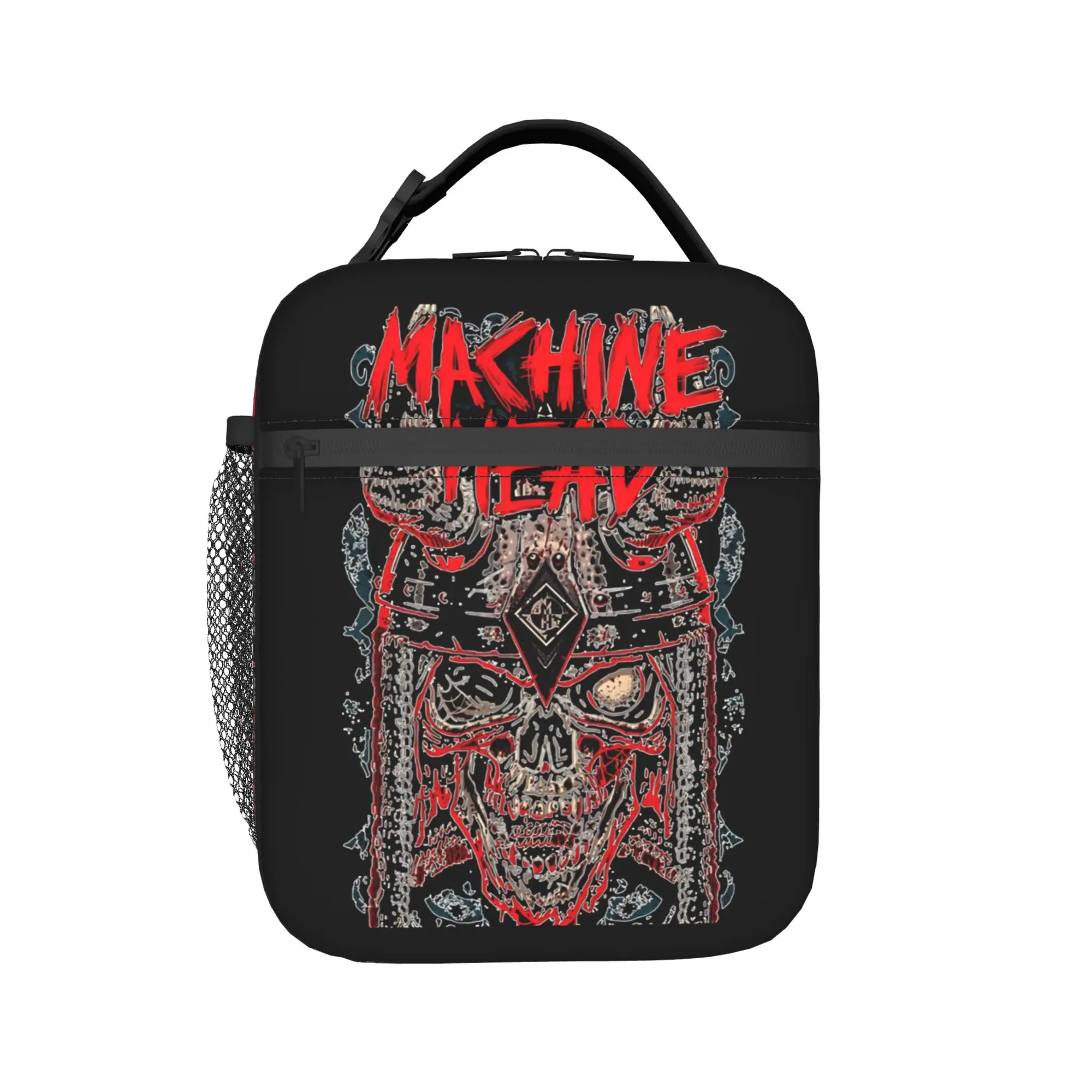 Machine Head Classic Lunch Bag  Outdoor Picnic Lunch Box For Women Aesthetic Designer Tote Food Bags Oxford Insulated Cooler Bag