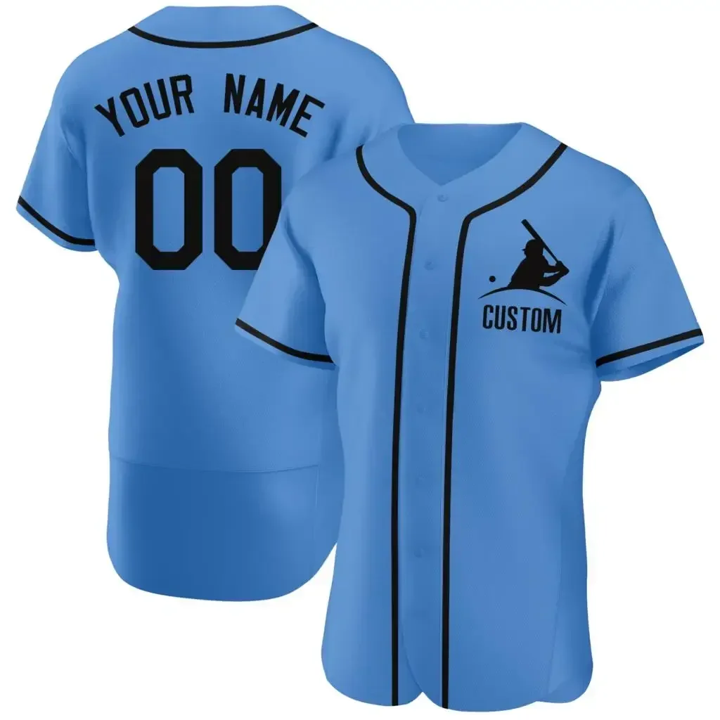 Maillot de Baseball Personnalisé de Haute Qualité, Imprimé de Votre Nom/Numéro, Chemises Respirantes à Col en V pour Homme/Dame/Enfant, Tout Document, Grande Taille