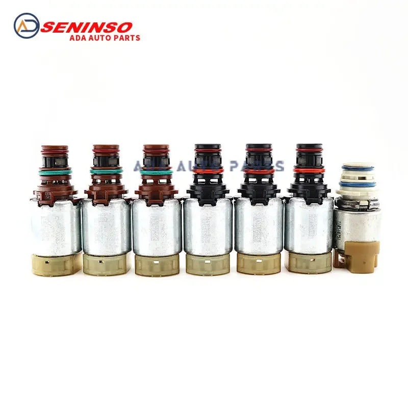 7Pcs Original 6R80 6 Speed Transmission Solenoid Valve Kit For Ford F150 Raptor With One-Way Clutch