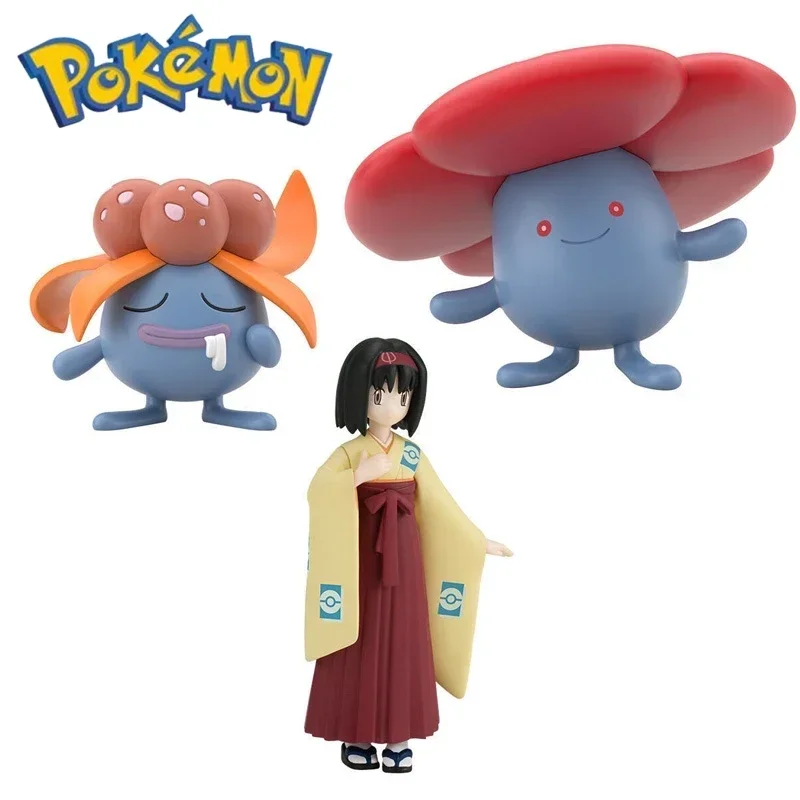 

1/20 Original Bandai Pokemon Anime Figure Scale World Erika Gloom Vileplume Kanto Region Pocket Monsters Action Model Doll Toys