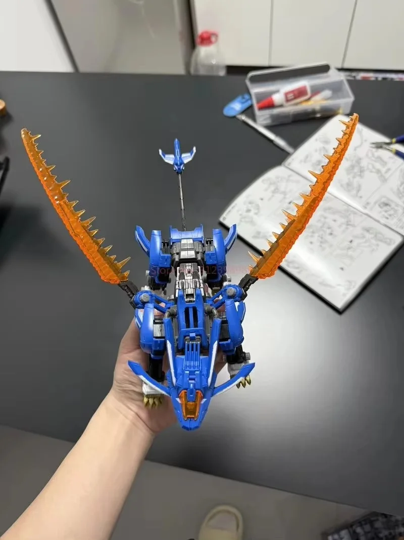 ZOIDS T-SPARK HMM012 + hmm008 RMZ-01 AZ-08 BLADE LIGER LION TYPE Geno Saurer مقياس 1/100 تجميع نموذج عمل الشكل