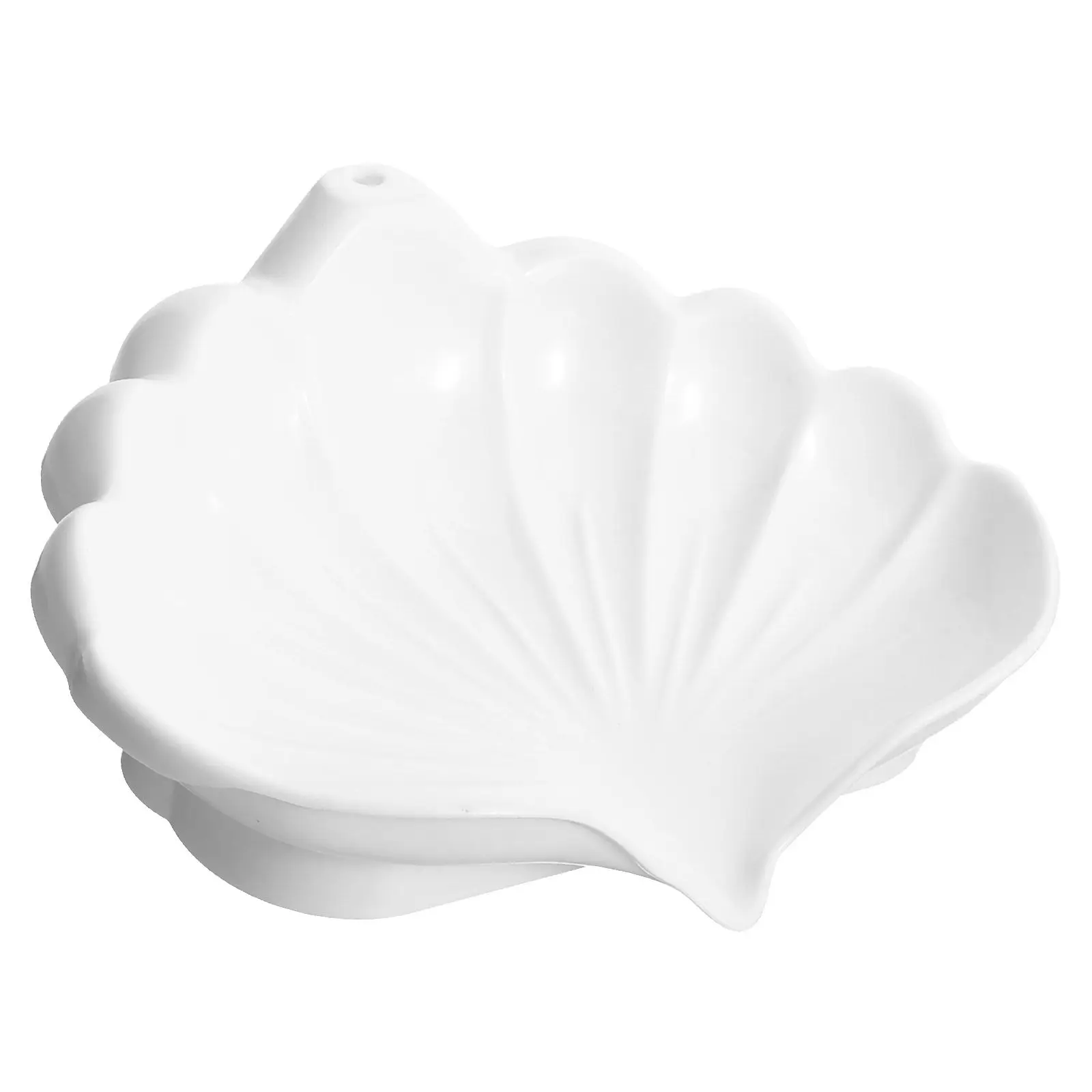 Shell Shaped Soap Dish Plastic Non Slip Bathroom Soap Tray Decorative Stable Holder Multi Function Storage Rack