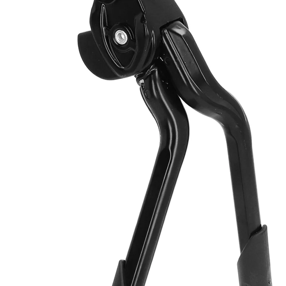 

Aluminum Alloy Bike Kickstand 7‑hole Height Adjustment Easy Installation Double Leg Bike Kickstand Foldable Anti-Slip