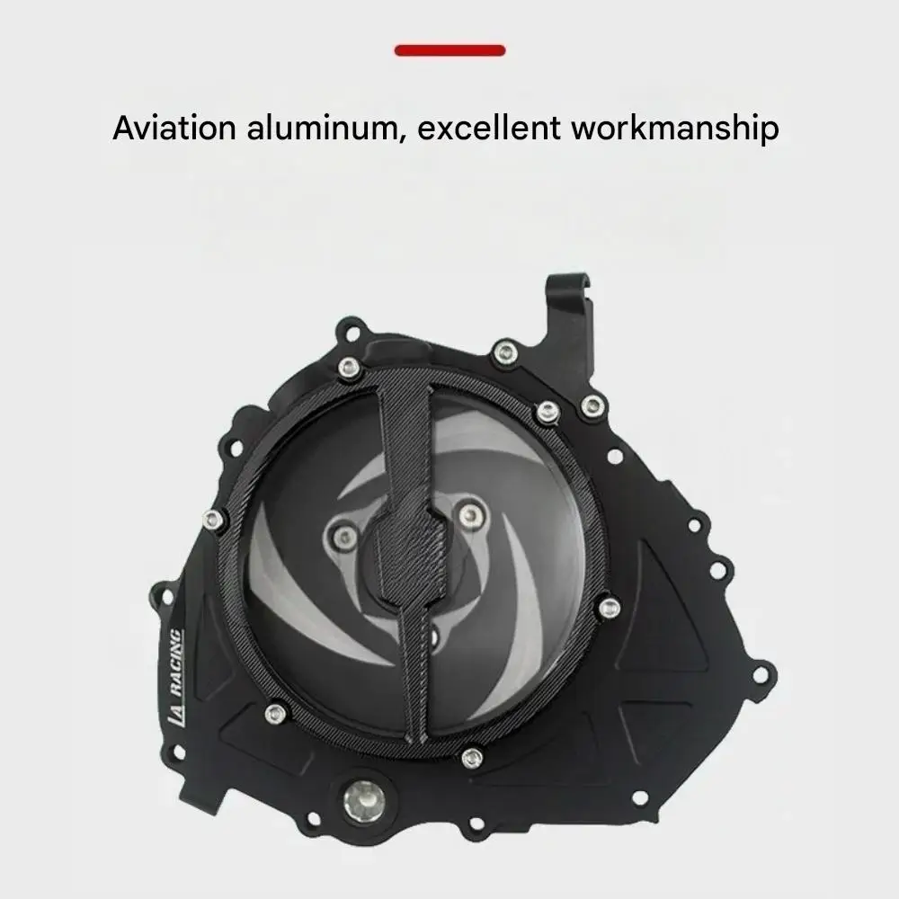 For Kawasaki Eliminator 500 custom transparent clutch cover retro decorative engine side cover accessories