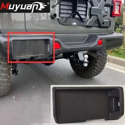 Rear License Plate Bracket Holder Plastic for Jeep Wrangler JL 2018 2019 2021 2022 2026 10th anniversary Rear bumper Accessories