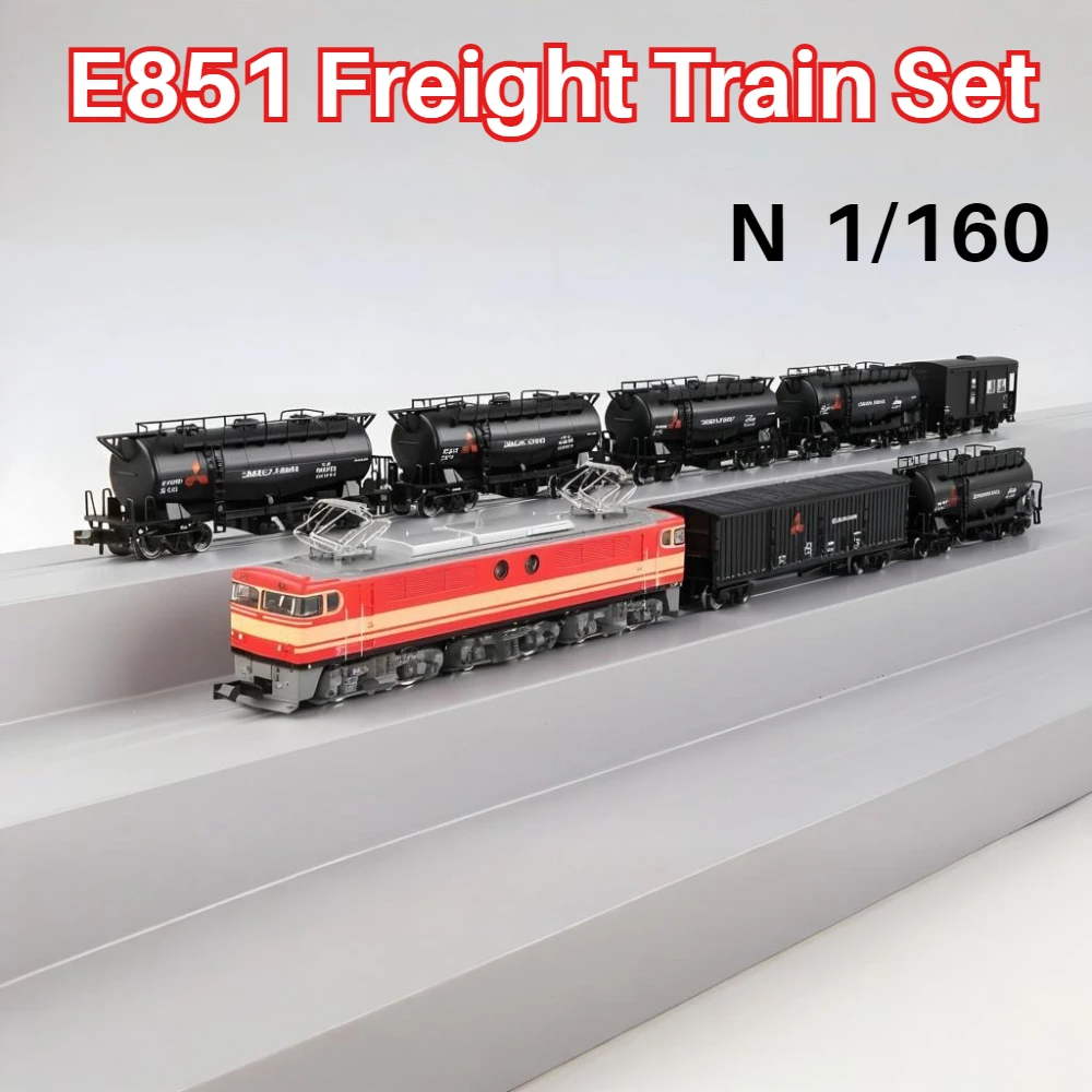 

Модель поезда KATO N-типа 1/160, E851 Тип 10-431 Seibu Железнодорожный цементный грузовой поезд, 8-автомобильный набор поездов, игрушка в подарок для мальчика