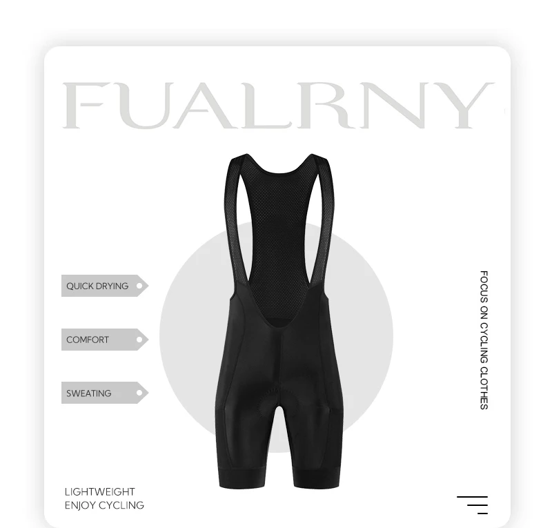 Neue Pro-Radsport-Trägerhose für den Sommer, atmungsaktiv, schnell trocknend, für Mountainbike und Rennrad, Herren, professionelles Schwammpolster, Fahrradbekleidung – Detail 4
