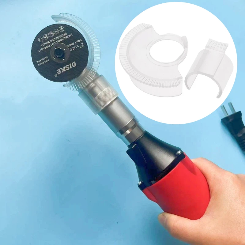 1PCS Plastic Cover For Micro Angle Grinder 90° Electric Elbow Grinding Machine Clamp Chuck Elbow Engraving Polisher Accessory