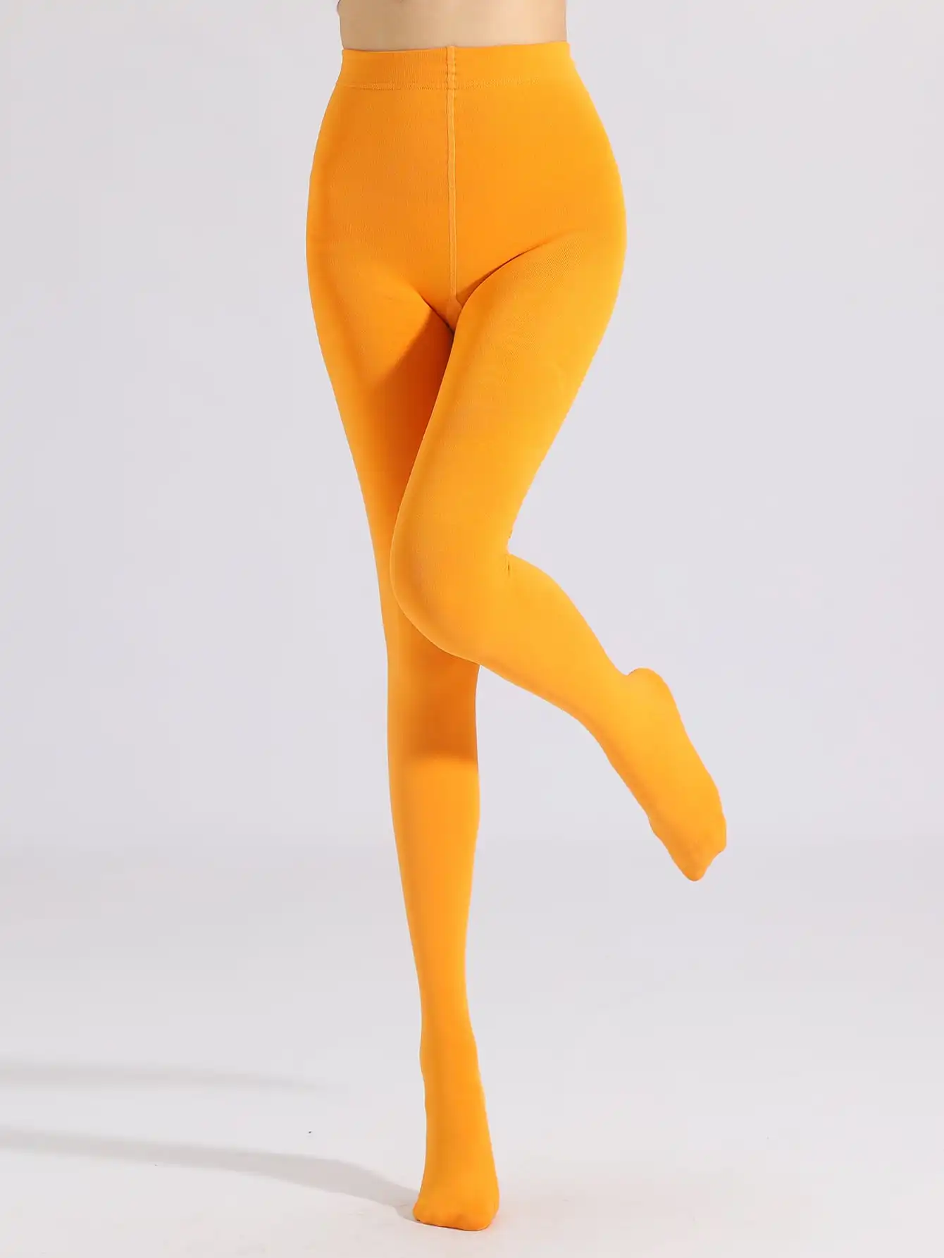 UNA COPPIA Collant tinta unita da donna Calzini leggings slim coreani di alta qualitร inverno primavera autunno termico