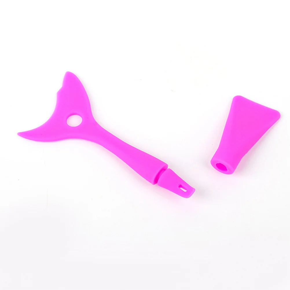 3 個のシリコーンまつげシールドアイライナーガードツールダブルヘッド湾曲マスカラアプリケーターアイメイクアップエイドラッシュシールドプロテクター