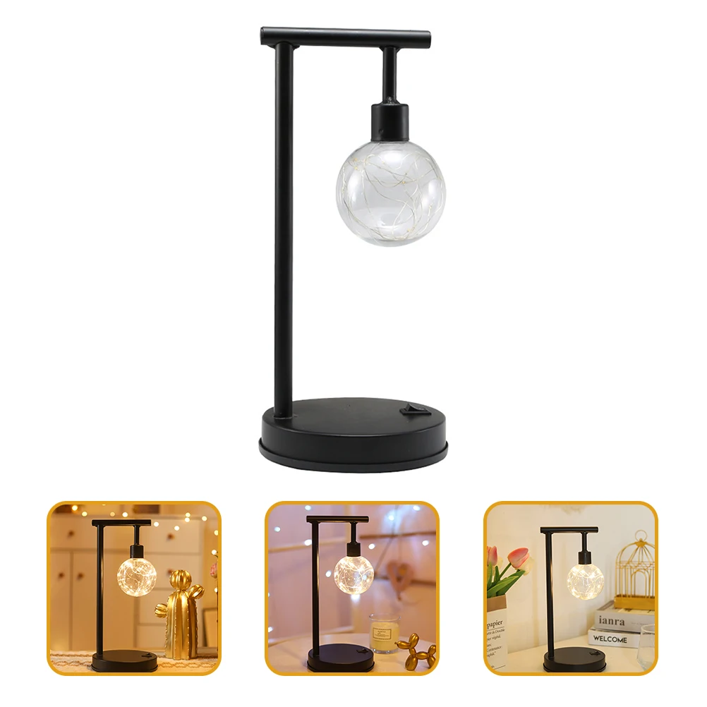 

Modern Led Globe Night Light Warm Bedside Lamp For Bedroom Decorative Room Lighting Accent Desk Lamp Unique Aesthetic
