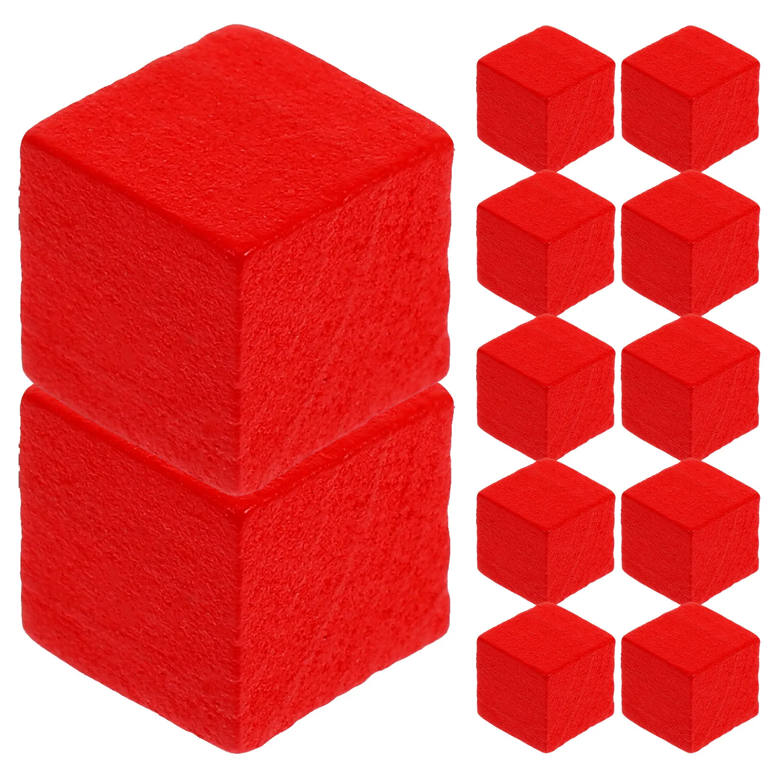 50 pçs peças de xadrez de madeira mini quadrado durável longevidade matemática ajuda de ensino crianças jogos de tabuleiro peças de jogo acessórios de jogo de tabuleiro