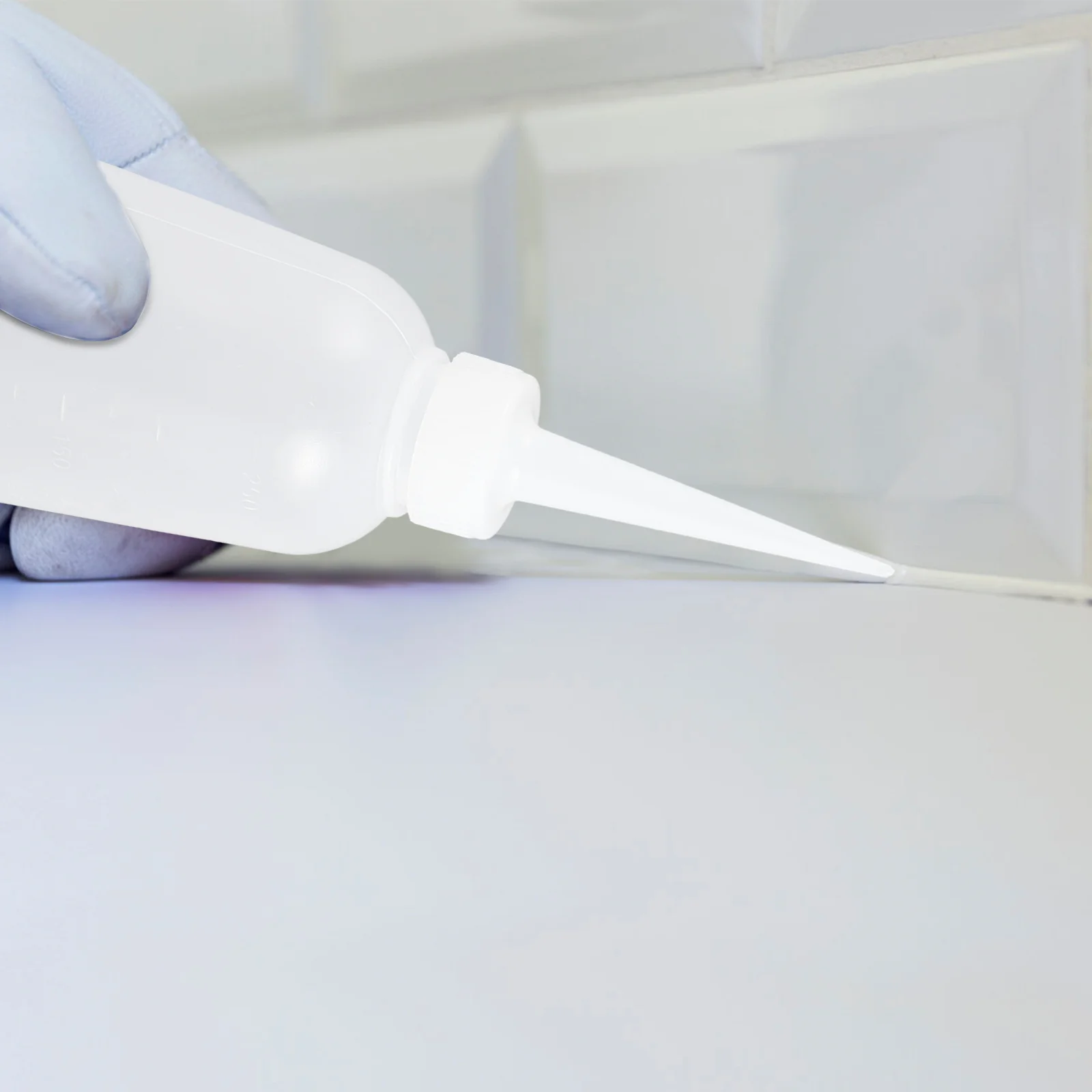 10 個 250 ミリリットルポイント接着剤ボトル透明プラスチックスクイーズアプリケータークラフトペイント接着剤アルコールインク詰め替えディスペンサー